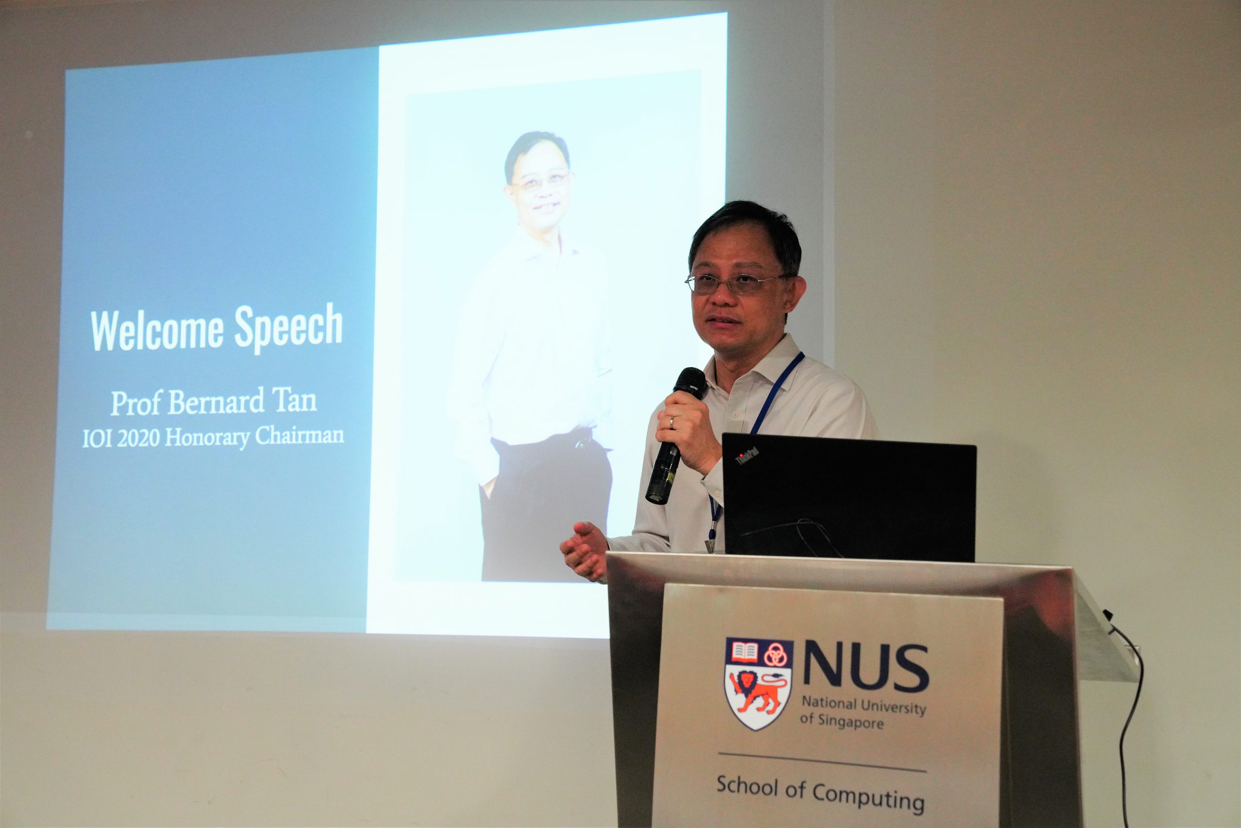 Prof Bernard Tan's speech